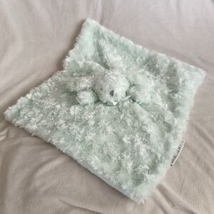 Blankets And Beyond Mint Bunny Rabbit Baby Lovey Security Soother Plush Soft Toy